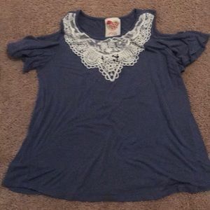 Girls Cold-Shoulder Top
